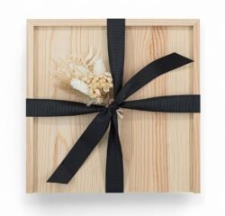 black bow gift box