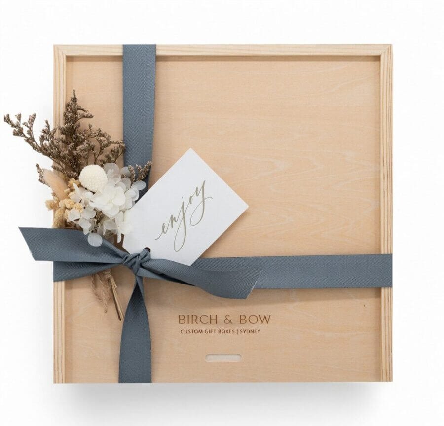 gift box with grey bow gift box with grey bow
